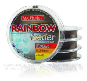 Волосінь RAINBOW FEEDER 100м  0,28мм