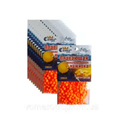 Пінопластові кульки (10пачок=1уп=1шт=ЦІНА за упаковку 10шт) МІНІ Кукурудза (Помаранчевий)