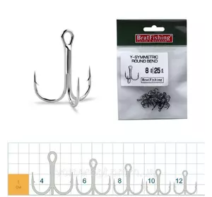 Трійник Y - SYMMETRIC ROUND BEND  №2  (25шт в уп) Трійник Y - SYMMETRIC ROUND BEND  №2  (25шт в уп)