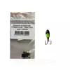 Мормишка вольфрамова  STREAM К 4125   2,5мм 0,22гр чорна з зеленим  (ціна за 1 шт)