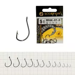 Гачок Scorpion BEAK-01- R, BN 10шт №4