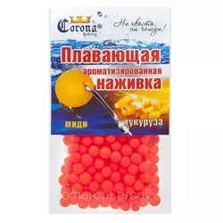 Пінопластові кульки (10пачок=1уп=1шт=ЦІНА за упаковку 10шт) МІДІ Кукурудза (Помаранчевий)