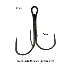 Трійник GLOBE №14 (30шт в уп) Трійник GLOBE №14 (30шт в уп)
