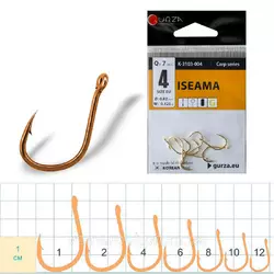 Гачки GURZA ISEAMA   G  #4  (10шт в уп) Гачки GURZA ISEAMA   G  #4  (10шт в уп)