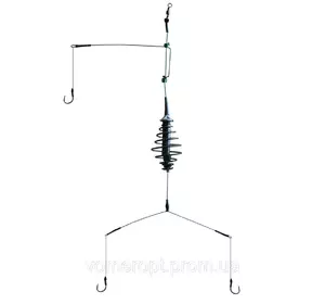 Монтаж "Супер Монтаж" Конус 3 крючка  вага 30г. Монтаж "Супер Монтаж" Конус 3 крючка  вага 30г.