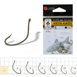 Гачки GURZA AKITA KAIZU  NBR #14  (10шт в уп) Гачки GURZA AKITA KAIZU  NBR #14  (10шт в уп)