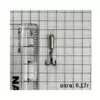 Мормишка вольфрам STREAM T5425 NI Чортик  0,70г L-8мм трійник  нікель (ціна за 1 шт)