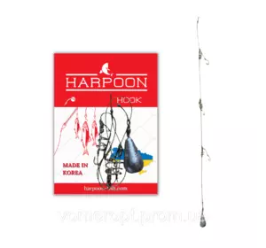 Монтаж "HARPOON" Вбивця Карася НЕРЖАВІКА №1 3 пружини 30г AJI DOUSKI GOLD Монтаж "HARPOON" Вбивця Карася НЕРЖАВІКА №1 3 пружини 30г AJI DOUSKI GOLD