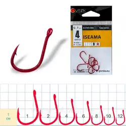 Гачки GURZA ISEAMA   R  #6  (10шт в уп) Гачки GURZA ISEAMA   R  #6  (10шт в уп)