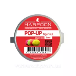Бойл HARPOON Pop UP 8мм COLOR MIX  Tiger nut ( Салат,Помаранч,Жовтий,Рожевий)