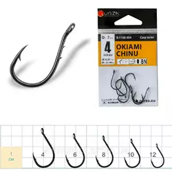 Гачки GURZA OKIAMI CHINU BN  #8  (10шт в уп) Гачки GURZA OKIAMI CHINU BN  #8  (10шт в уп)