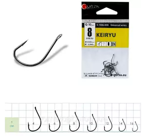 Гачки GURZA KEIRYU  BN  #8  (10шт в уп) Гачки GURZA KEIRYU  BN  #8  (10шт в уп)