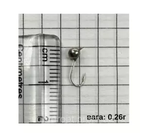 Мормишка вольфрам STREAM 2830  0,26г D-2,5мм  срібло (10 шт) ЦІНА ЗА УПАКОВКУ