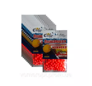 Пінопластові кульки (10пачок=1уп=1шт=ЦІНА за упаковку 10шт) МІНІ Тутті-фрутті (помаранчевий)