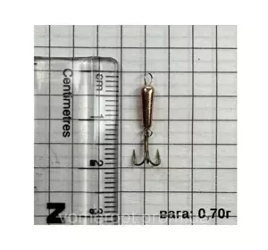 Мормишка вольфрам STREAM T5425 CU Чортик  0,70г L-8мм трійник  мідь  (ціна за 1 шт)